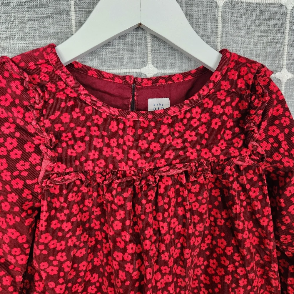 Gap Floral Corduroy Dress